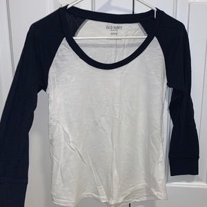 Old Navy baseball long sleeve tee